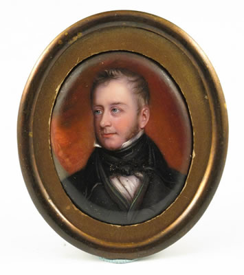 Lord Fitzgerald, head and shoulders, facing left, in a black coat by William Charles Bell - Auction record, sale price, and art valuation. Compare with similar artists and explore comparable artworks.