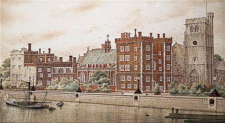 Lambeth Palace from Lambeth Bridge by James Lawson Stewart - Auction record, sale price, and art valuation. Compare with similar artists and explore comparable artworks.