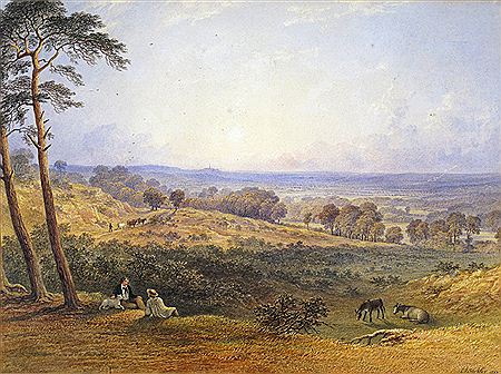 Sample artwork by Charles F Buckley (1812 - 1869), known for landscape and figure painting - View similar artists and auction records