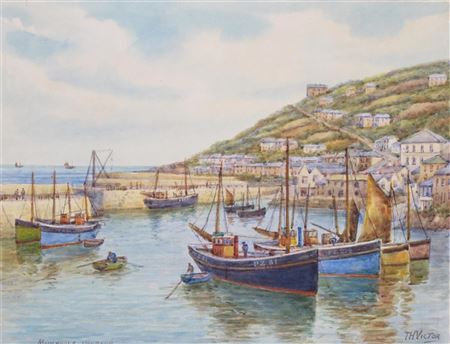 Harbour Cottage Mousehole; Mousehole Harbour (pair)