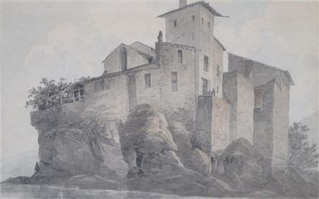 Notre Dame de L`Isle Barbe, Lyons; On L`Isle Barbe, Lyons (pair)