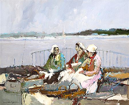 Poissons, Brittany by Leslie Goodwin - Auction record, sale price, and art valuation. Compare with similar artists and explore comparable artworks.