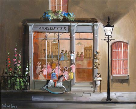 Bobbett's Old-Fashioned Toy Shop; Applegate's Tea Shop; Dolly Sits Alone; Lucinda and Sister