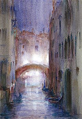 Lights over a Venetian canal by Ian Armour-Chelu - Auction record, sale price, and art valuation. Compare with similar artists and explore comparable artworks.