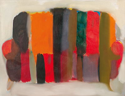 CANAPE WITH VERTICAL STRIPES by Dalibor David - Auction record, sale price, and art valuation. Compare with similar artists and explore comparable artworks.