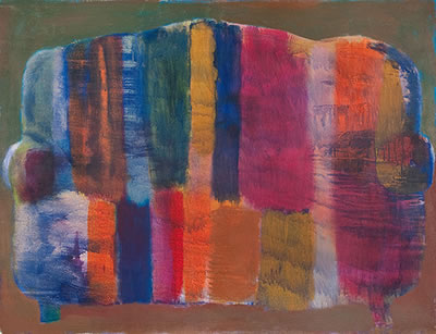 Striped Canape by Dalibor David - Auction record, sale price, and art valuation. Compare with similar artists and explore comparable artworks.