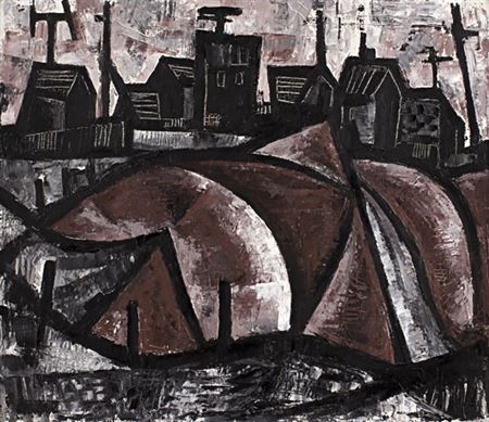 Sample artwork by Miroslav Houra (1933 - 2006), known for painting - View similar artists and auction records