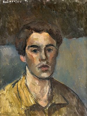 Portrait of Andrej Belocvetov: Self-portrait