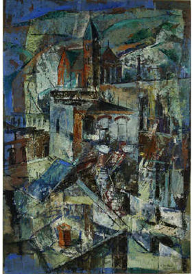 Central City by Chester Dixon Snowden - Auction record, sale price, and art valuation. Compare with similar artists and explore comparable artworks.
