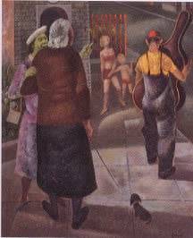 Street Scene by Michael Lenson - Auction record, sale price, and art valuation. Compare with similar artists and explore comparable artworks.