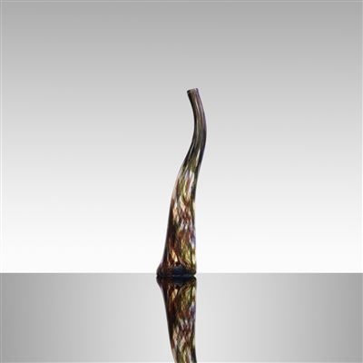 Sirventese bottle, model 6319 by Dino Martens - Auction record, sale price, and art valuation. Compare with similar artists and explore comparable artworks.