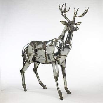 Sample artwork by John W Kearney (1924 - 2014), known for large scale museum animal metal sculpture - View similar artists and auction records
