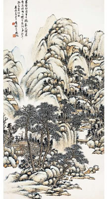 HOUSES IN MOUNTAINS by Zheng Wu - Auction record, sale price, and art valuation. Compare with similar artists and explore comparable artworks.