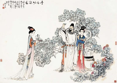 LI BAI RECITING POEMS by Bingxin Gu - Auction record, sale price, and art valuation. Compare with similar artists and explore comparable artworks.