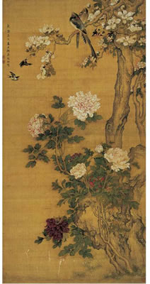 BIRDS AND FLOWERS