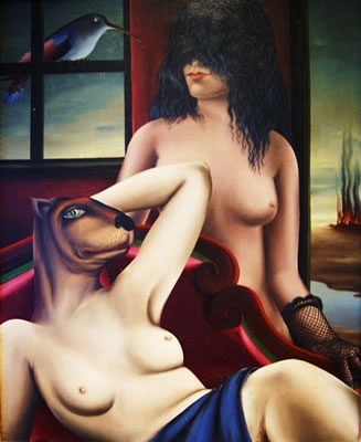 Les courtisanes by Felix Labisse - Auction record, sale price, and art valuation. Compare with similar artists and explore comparable artworks.