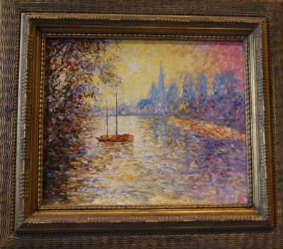 Bateau sur le fleuve