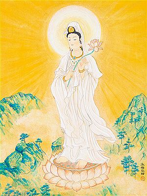 Guanyin in White