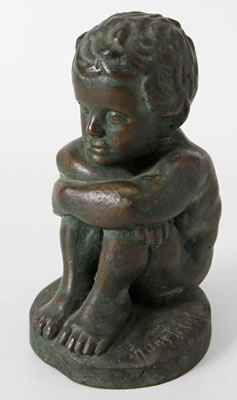 Sitzender Knabe mit verschränkten Armen by Hans Trudel - Auction record, sale price, and art valuation. Compare with similar artists and explore comparable artworks.