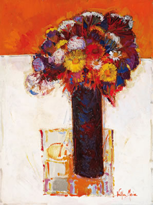Le bouquet de fleurs d'automne
