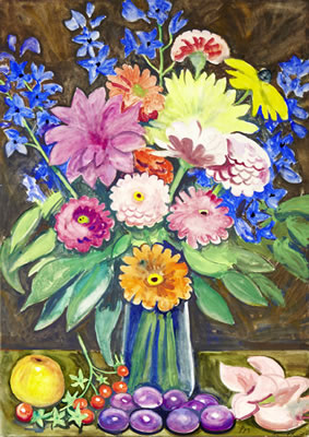 Blumenstilleben by Peter Mieg - Auction record, sale price, and art valuation. Compare with similar artists and explore comparable artworks.