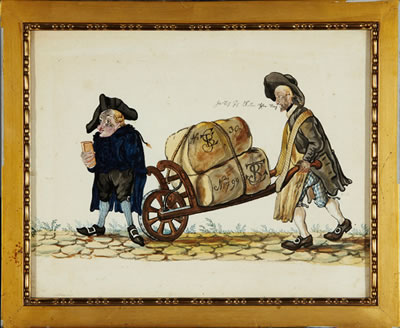 Keller und Straub - Handelsmann und Güterknecht by Franz Feyerabend - Auction record, sale price, and art valuation. Compare with similar artists and explore comparable artworks.