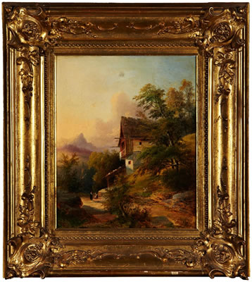 Bauernhaus im Gebirge