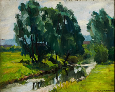 Partie an der Alb bei Barlach by Karl Ferdinand Grether - Auction record, sale price, and art valuation. Compare with similar artists and explore comparable artworks.