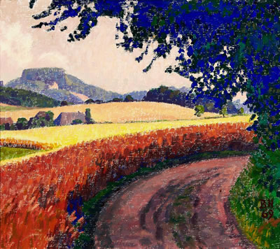 Landschaft bei Oschwand by Bruno Hesse - Auction record, sale price, and art valuation. Compare with similar artists and explore comparable artworks.