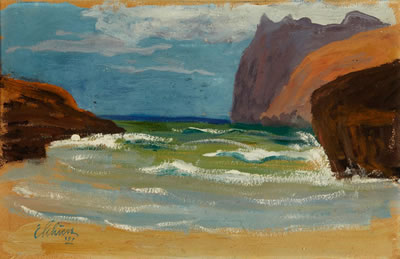 Cala de San Vicente by Ernst Traugott Schiess - Auction record, sale price, and art valuation. Compare with similar artists and explore comparable artworks.