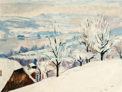 Wintertag am Hallwilersee by Kurt Hediger - Auction record, sale price, and art valuation. Compare with similar artists and explore comparable artworks.