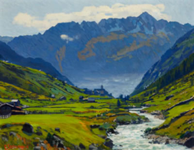 Schweizer Berglandschaft by Conrad Steinmann - Auction record, sale price, and art valuation. Compare with similar artists and explore comparable artworks.