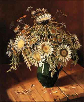 Stilleben mit Disteln by Otto Neubrand - Auction record, sale price, and art valuation. Compare with similar artists and explore comparable artworks.