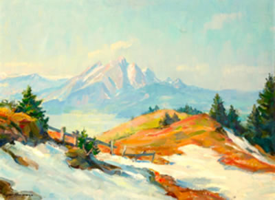 FrÃ¼hlingstag auf dem Rigi by Caspar Herrmann - Auction record, sale price, and art valuation. Compare with similar artists and explore comparable artworks.