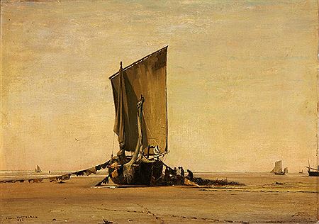 Bateau - la marée basse