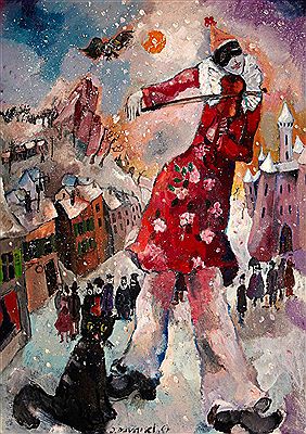 L'Hiver - Pierrette et son chat