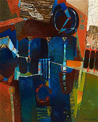 Sample artwork by Roland Guignard (1917 - 2004), known for painting - View similar artists and auction records