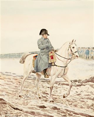 Napoleon zur Pferd by Wilhelm Friedrich Stuckelberger - Auction record, sale price, and art valuation. Compare with similar artists and explore comparable artworks.