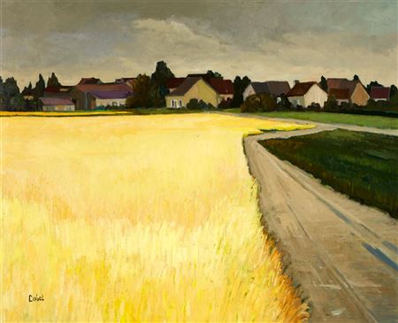 Soir d'un été bourguignon by Konrad Bettler - Auction record, sale price, and art valuation. Compare with similar artists and explore comparable artworks.