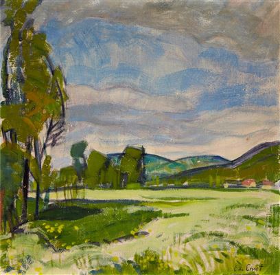 Frühling - Landschaft by Otto Ernst - Auction record, sale price, and art valuation. Compare with similar artists and explore comparable artworks.