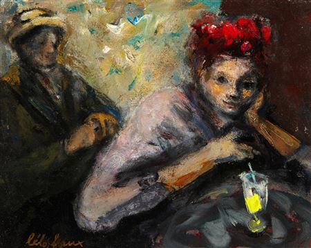 Sample artwork by Lelo (Helen) Fiaux (1909 - 1963), known for painting - View similar artists and auction records