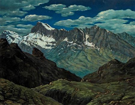 Sample artwork by Franz Fiechter (1896 - 1974), known for painting - View similar artists and auction records