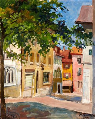 Sample artwork by Hans Grutter (1900 - 2000), known for painting - View similar artists and auction records