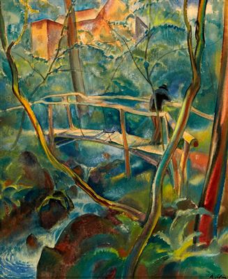 Waldschlucht mit Steg