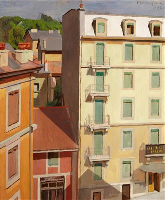 Vue de la fenetre by Charles Felix Appenzeller - Auction record, sale price, and art valuation. Compare with similar artists and explore comparable artworks.