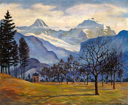 Blick in die Alpen