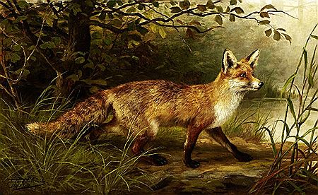 Fuchs am Flussufer by Anton Schmitz - Auction record, sale price, and art valuation. Compare with similar artists and explore comparable artworks.