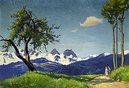 Sample artwork by Gottfried Luscher (1881 - 1975), known for painting - View similar artists and auction records