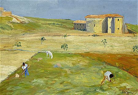 Südliche Landschaft by Ernst Traugott Schiess - Auction record, sale price, and art valuation. Compare with similar artists and explore comparable artworks.