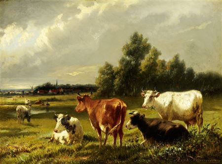 Landschap met Koeien